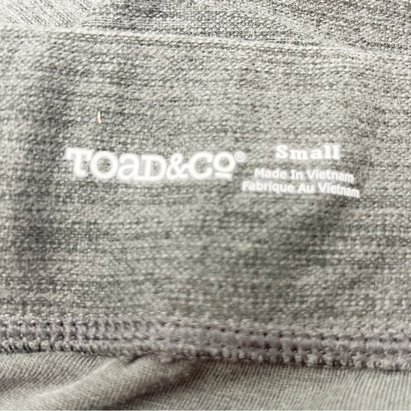 TOAD & CO Women’s Gray Marled INTERMOSSO Skirt Three Pockets Pull On Size Small - Picture 5 of 7